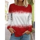 thumbnail image 3 of Camiseta de manga larga para mujer, ropa informal festiva para regalo, Top, nueva moda deportiva, ropa familiar para el día de Navidad Harajuku 2023, 3 of 4