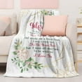 thumbnail image 2 of Gifts for Girlfriend to My Girlfriend Blanket Romantic I Love You Gifts for Her Cute Anniversary Birthday Christmas Valentines Mothers Day Presents from Boyfriend Soft Throw Blankets 40"x50", 2 of 5