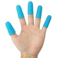 thumbnail image 2 of Funda Antideslizante para Dedos Pistola Pegamento Caliente Silicona (5 Uds.) Color Azul, 2 of 9