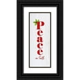 thumbnail image 1 of Murdock, Ramona 9x18 Black Ornate Wood Framed with Double Matting Museum Art Print Titled - Peace on Earth, 1 of 4
