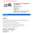 thumbnail image 2 of Rear Brake Shoe Set - Compatible with 1978 GMC P25, 2 of 2