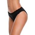 thumbnail image 3 of Attraco Women's Cotton Underwear Lace Briefs with Bow Breathable Panties Pack of 4, 3 of 7