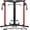 Red, variant on Fitness Cable Crossover Machine,Functional Trainer with High and Low Pulley System for Chest Fly, LAT Pulldown and Seated Cable Row Machine, Smith Machine with Cable Crossover for Home Gym