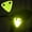 Fluorescent Green, variant on Multi-Color Emergency Bike Reflector, Enhances Visibility as Backup Safety Light