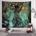 thumbnail image 1 of Tree of Life Wall Hanging,Psychedelic Tapestry,Wall Tapestry Decoration, 1 of 5