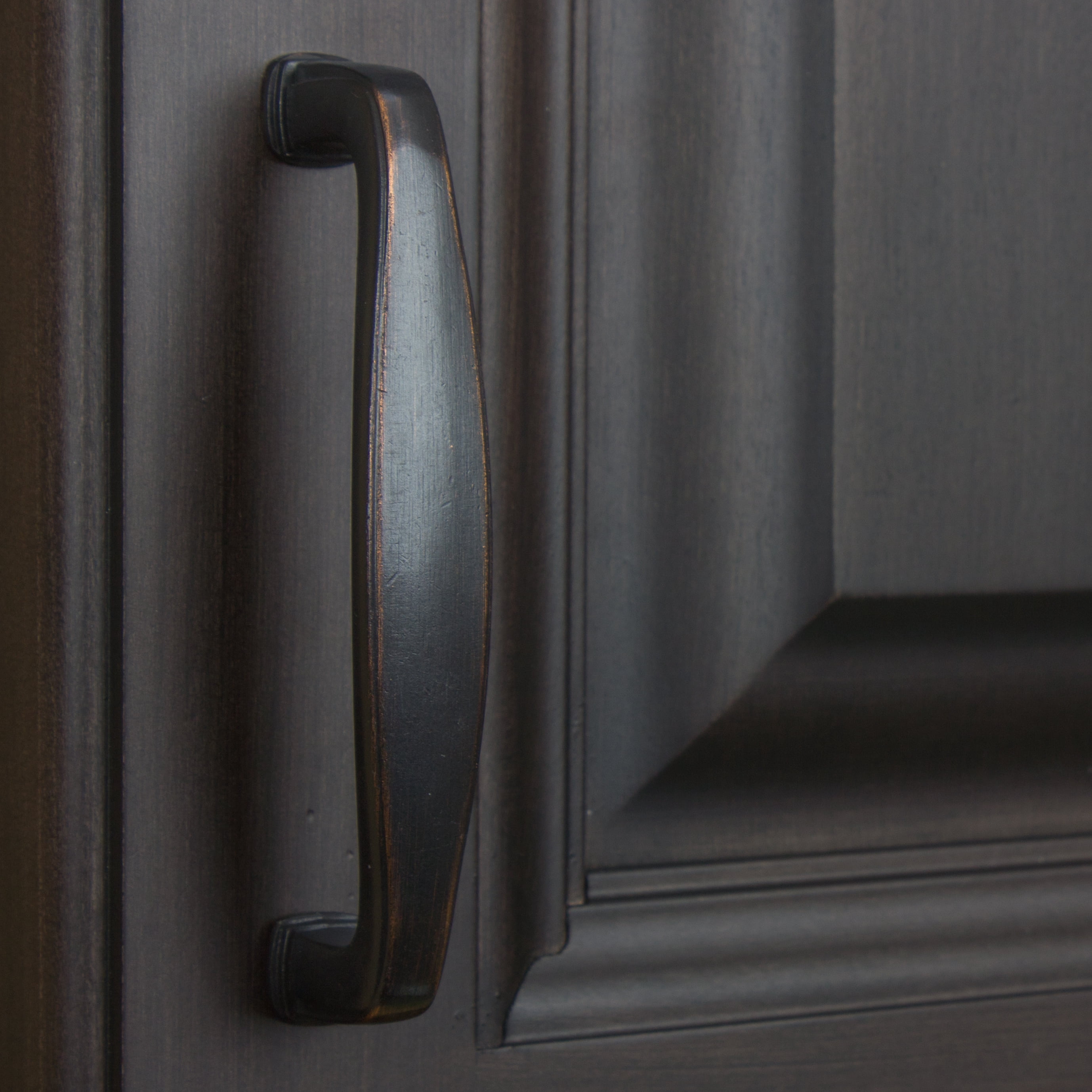 GlideRite 3-3/4 in. Center Classic Cabinet Pull Handle, Oil Rubbed Bronze