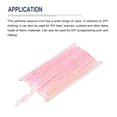 thumbnail image 3 of Unique Bargains 11 Yards 0.8 Inch Elastic Sequins Trim 2 Row Flat Sequin Strip Sequins Fabric Ribbon for Sewing Pink, 3 of 5