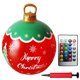 thumbnail image 3 of Bolas navideñas inflables de 24 pulgadas con luces, decoraciones navideñas para exteriores, bolas navideñas gigantes de PVC de 60 cm, decoración navideña, 3 of 5