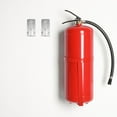 thumbnail image 4 of 10Pack Wall Mounted Fire Extinguisher Bracket L Shaped Galvanized Wall Mounting for Fire Extinguisher, 4 of 9