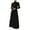 Black, variant on Winter Dresses for Women Turtleneck Sweater Dress Stylish Fall Knit Maxi Dresses Long Sleeve Fitted Wedding Guest Dress