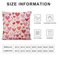 thumbnail image 5 of Nawypu  Pink Valentines Day Pillow Covers Polka Dot Love Heart Truck for Valentines Day Decor Outdoor Valentine Decorative Throw Pillows Cushion Case Decorations for Couch, 5 of 5