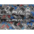 thumbnail image 5 of oneOone Velvet Gray Fabric Video Game Craft Projects Decor Fabric Printed By The Yard 58 Inch Wide, 5 of 5