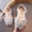 Silver, variant on dgysar Girls Princess Roman Sandals Rhinestone Pearl Decor Flat Sandals Cute Elegant for Party Wedding Daily Summer Casual Use Black 22