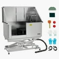thumbnail image 3 of VEVOR Electric Lift Dog Washing Station, 50 inch Stainless Steel Pet Grooming Tub w/ PE Water Filter Board, Faucet & Showerhead (Left Door), 3 of 9