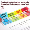 thumbnail image 3 of 500pcs Sign Here Stickers,Labels Stickers, 3 of 5