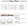 thumbnail image 3 of asdoklhq Sports Bras for Women,Front Button Back Bra Underwear Gathering Underwear Non-steel Bra Daily Bra, 3 of 4