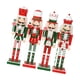 thumbnail image 5 of Figuras decorativas de Cascanueces de Navidad, recuerdos de fiesta, estilo clásico, decoración de escritorio portátil multiusos, muñeca de madera, 4 25cm mayimx Figura Cascanueces, 5 of 9
