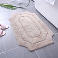 thumbnail image 4 of Bearachild Algodón Colorful Life Starts Opciones de Alfombrillas antideslizantes Alfombrillas absorbentes Alfombrillas de felpa Juegos de accesorios de baño color gris aluminio, 4 of 6