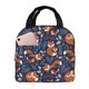 thumbnail image 1 of Disketp Cute Foxes Bolsa Térmica para Almuerzo para Hombre y Mujer, Ideal para Trabajo, Senderismo y Picnic, 1 of 8