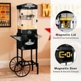 thumbnail image 6 of 10 OZ Popcorn Machine, ENYOPRO Popcorn Maker with Cart, 40-Cup Capacity, Removable Stainless Steel Kettle, Perfect for Home Theater, Party, Wedding & Birthday,Black, 6 of 15