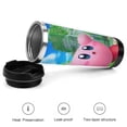 thumbnail image 3 of Kirby Adventure Game Stainless Steel Water Cup Portable Travel Coffee Mug Thermos Bottle Unisex Insulated Mug Gift For Home Car Office Holiday, 3 of 8