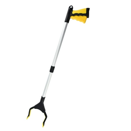 

Grabber Reacher Tool 31 Inch Extra Long Steel Foldable Pick Up Stick with Strong Grip Magnetic 360°Rotating Anti-Slip Jaw Trash Claw Grabber Tool Hand Grabber for Reaching Arm Extension yellow
