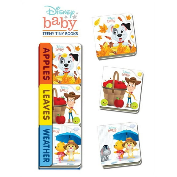 Teeny Tiny Books Disney Baby: Apples, Leaves, Weather, (Board Book)