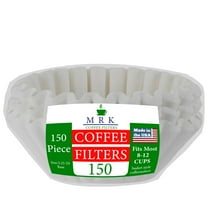 Coffee Filters, 8/12-Cup Size, Paper Coffe Filters, 150/Pack White