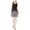 black, variant on Maison Jules Womens Gradient Leaf Fit & Flare Dress