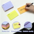 thumbnail image 3 of AGCAN 12 Pads Lined Sticky Notes, 3.5x3 Inch To Do List Notepad, 504 Sheets, Strong Adhesive Notepads with Lines for Office, Home, Meeting, Assorted Colors, 3 of 7