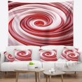 DESIGN ART Designart 'Beautiful Candy Cane Spiral' Abstract Wall