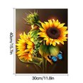 thumbnail image 4 of pitrice 5D Diamond Painting Full Drills Flower Plants Canvas Resin Rhinestone Embroidery Stitch Home Decor R165-2, 4 of 9