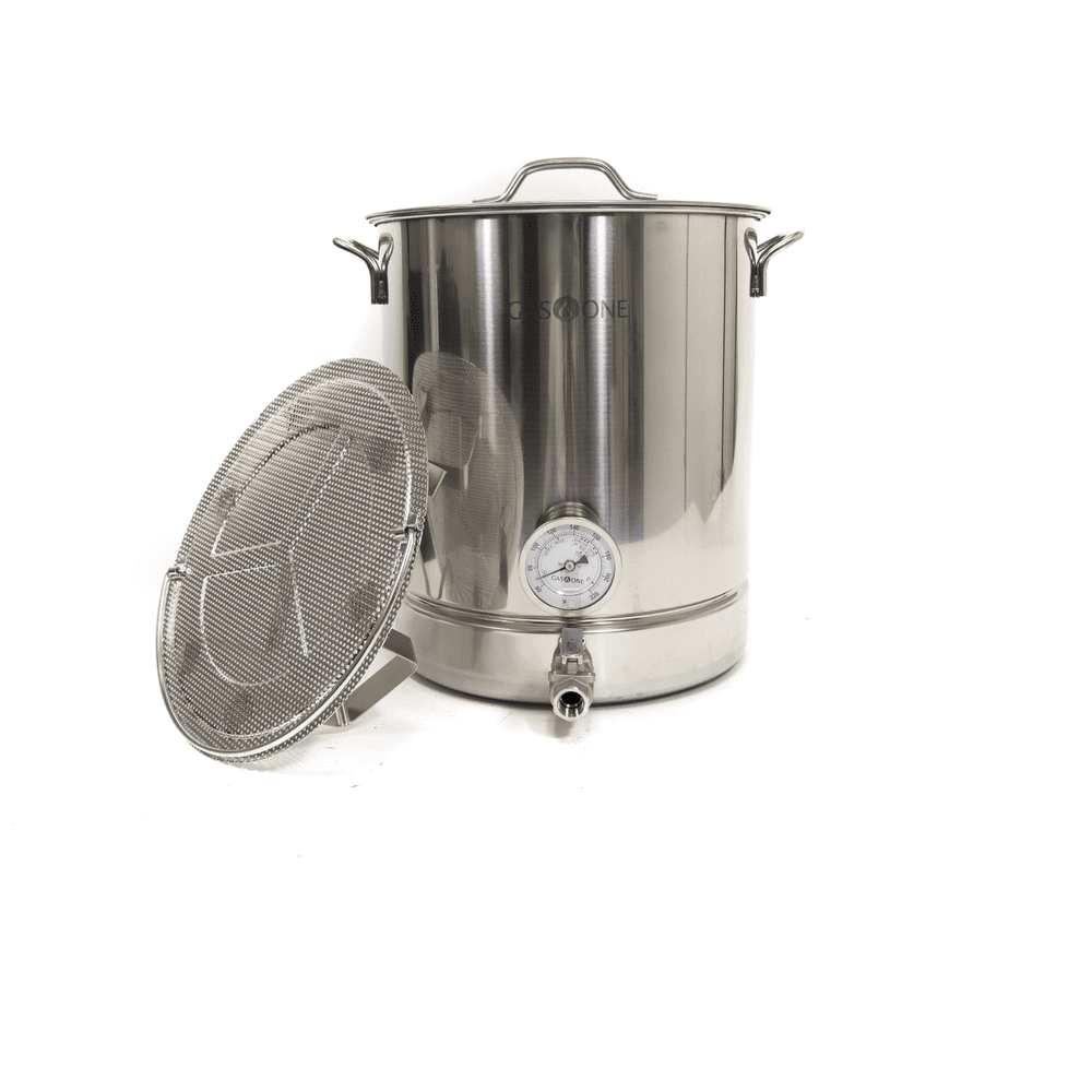 GasOne 40QT 10 gallon Stainless Steel Home Brew Pot Brew Kettle Set