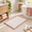 Blush pink, variant on Savi Home Cotton Scalloped Bathroom Rug, Absorbent Anti-Skid Bath Mat, Blush Pink, 20 x 32 Inch