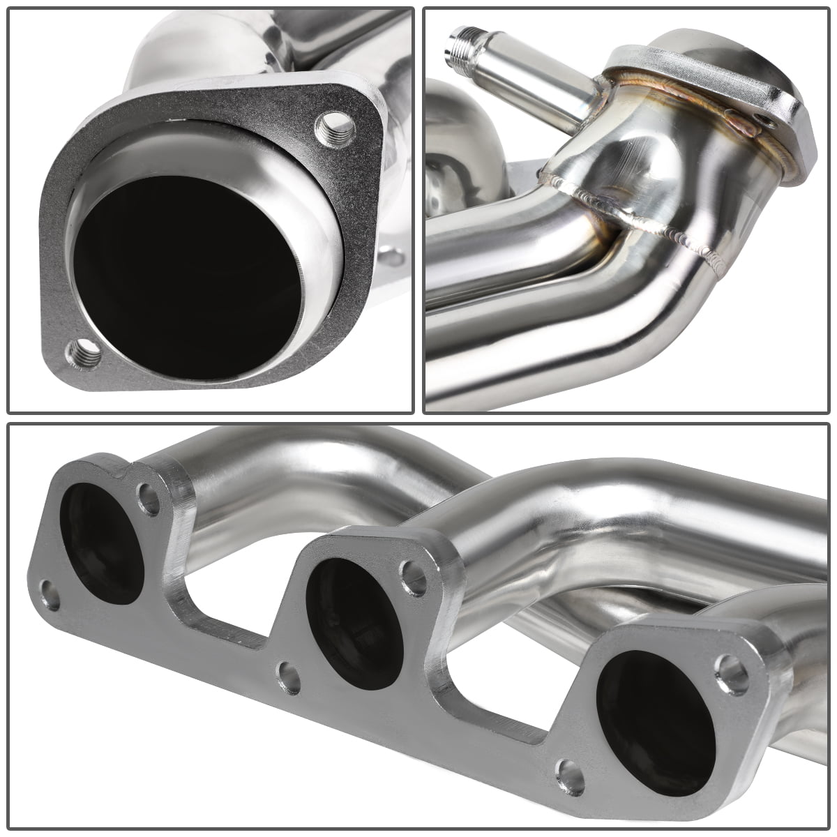 DNA Motoring HDS-FM05-40L-SHORTY Stainless Steel Exhaust Header Manifold for Ford Mustang 