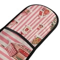thumbnail image 4 of Yayeee Double Oven Mitt Kitchen Heat Resistant Baking 35" x7" Quilted Glove, White Gingerbread Houses, 4 of 6
