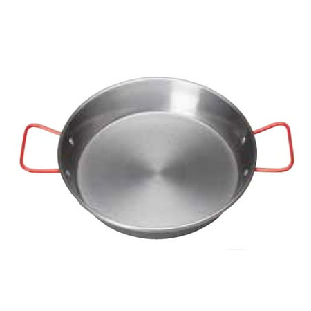 Winco CSPP-11, 11-Inch Paella Pan, Polished Carbon (Best Oil For Seasoning Carbon Steel Pan)