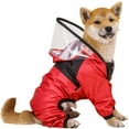 thumbnail image 3 of Pet Clothing Dog Four Seasons Universal Raincoat Four-legged Clothes Transparent PU Waterproof Clothes, 3 of 11