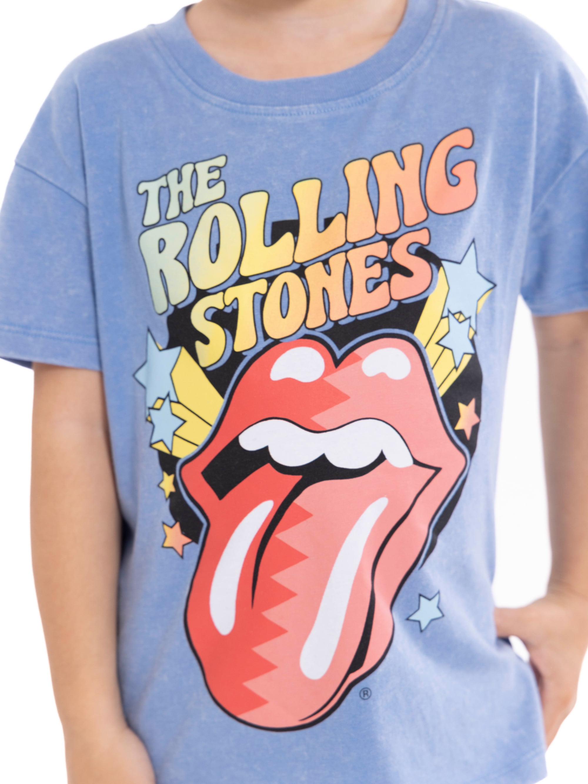 The Rolling Stones Toddler Graphic Crewneck Tee with Short Sleeves, Sizes 12M-5T