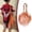 Orange, variant on CHENjy Reusable Mesh Grocery Bag, Cotton String Produce Bag with Long Handles, Farmers Market Tote Holds 40 lbs for Vegetables and Storage, Silver