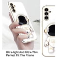thumbnail image 3 of Compatible with Samsung Galaxy A54 5G Case for Women, Ultra Soft Samsung A54 5G Case Cute Astronaut Pattern Cases with Stand Silicone Protective Cover (White), 3 of 14