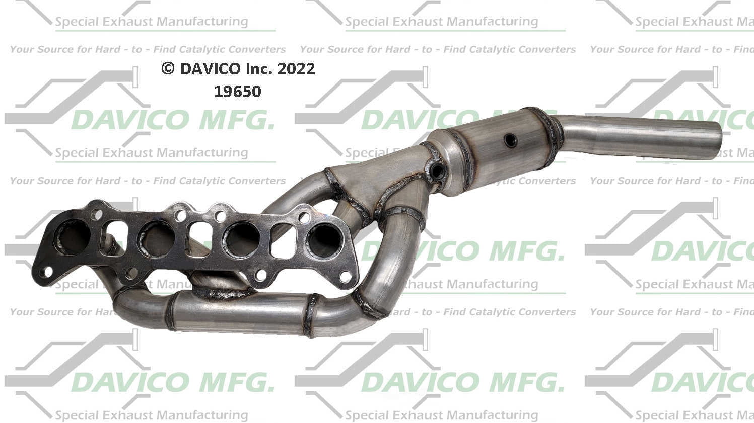 Davico Mfg 19650 Direct-Fit Catalytic Converter