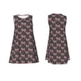 thumbnail image 7 of Pofeuu pink bow Print Women's Sleeveless Dress, Loose Fit Summer Dress, Casual Tank Dress for Women, 7 of 7