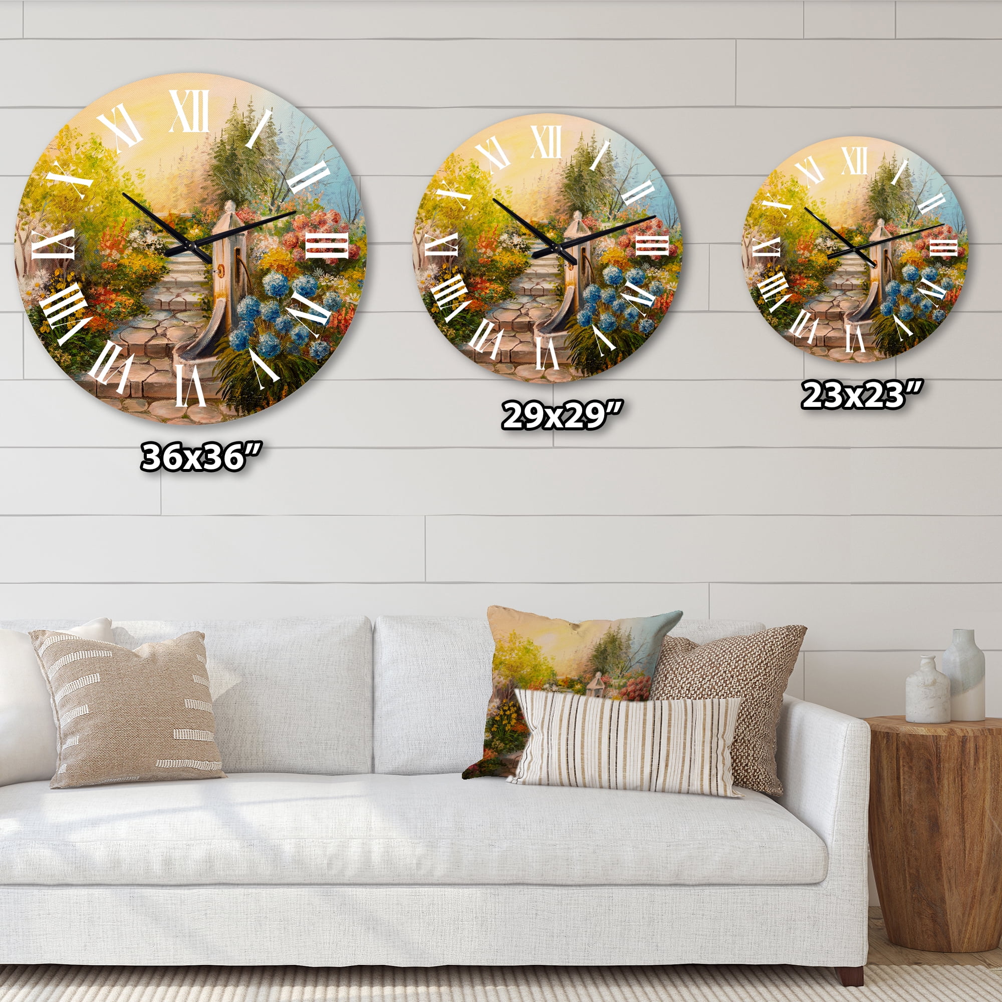 Designart 1 in Traditional Wall Clock