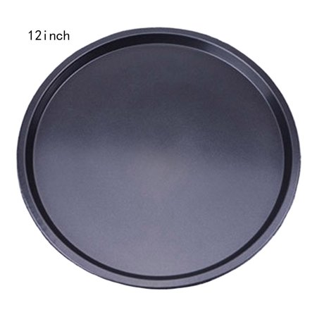 

Riapawel 1Pcs Pizza Tray Heavy Carbon Steel Pie Pans Non-Stick Pan Baking Tool