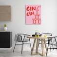 thumbnail image 2 of Stupell Industries Cin Cin Champagne Tower Quotes and Sayings Painting Wrapped Canvas Canvas Art Print Wall Art, 30 x 40, 2 of 7