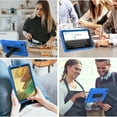 thumbnail image 7 of Dteck Case for Samsung Galaxy Tab A7 Lite 8.7 Inch 2021 (SM-T220/T225),3-Layer Protection Kickstand Heavy Duty Shockproof Rugged High Impact Protective Cover for Galaxy Tab A7 Lite 8.7" 2021,Blue, 7 of 7
