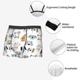 thumbnail image 3 of Gaeub Puppy Print Men's Boxer Briefs,Super Fit Boxer Briefs for Men,Quick-Dry Underwear with 4-Way Stretch-Small, 3 of 5
