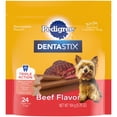 thumbnail image 2 of Pedigree Dentastix Beef Flavor Toy & Small Breed Dog Treats, 5.78 Oz Bag, 2 of 10