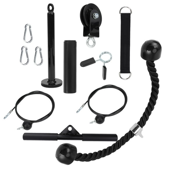Exercise Machine Attachments, Fitness Equipment, Pulley System Gym LAT Pulldown For Exercise Home Workout